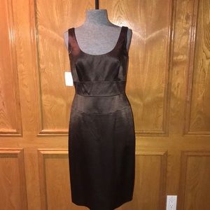 Escada Exclusive for Neiman Marcus Brown Cocktail Dress -Size 38 EU